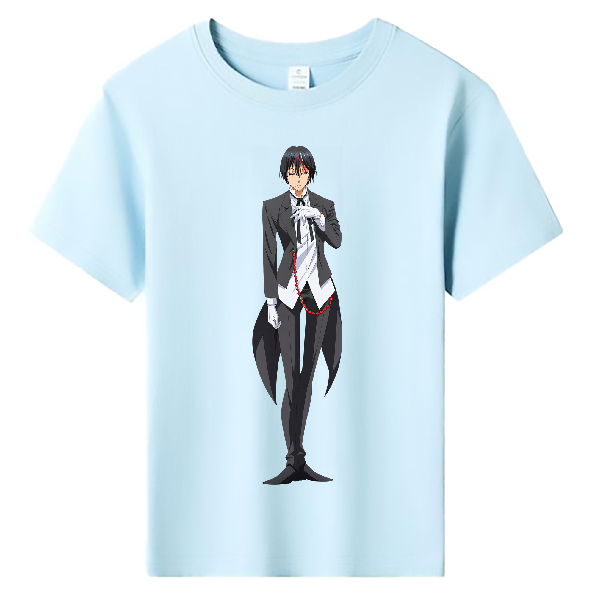 （画像用） 転スラ Regarding Reincarnated to Slime 綿100％キッズTシャツ（フロントプリント）